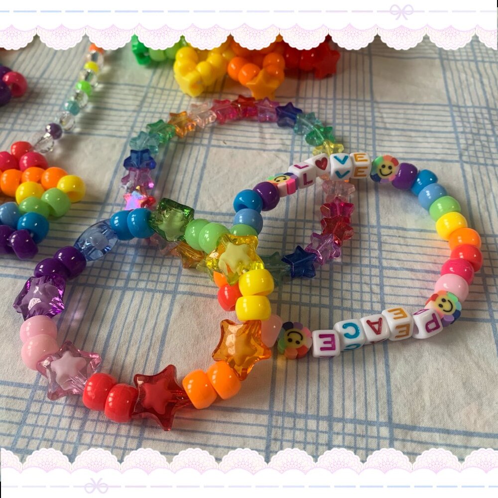 rainbow kandi set - Picture 2 of 5